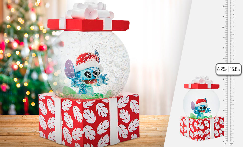 Gallery Feature Image of Stitch Christmas Gift Waterball Resin Collectible - Click to open image gallery