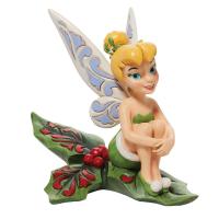 Gallery Image of Tinkerbell Sitting on Holly Figurine