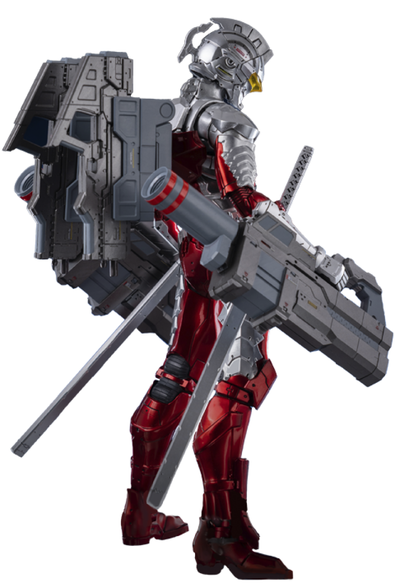 Ultraman Suit Ver7 (Anime Version) Weapon Set Sixth Scale Figure by Threezero
