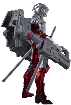 Ultraman Suit Ver7 (Anime Version) Weapon Set Collectible Set