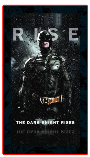The Dark Knight Rises (01) LED Mini-Poster Light Wall Light