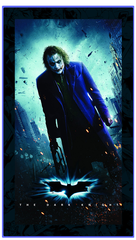 Brandlite The Dark Knight Joker (04) LED Mini-Poster Light Wall Light