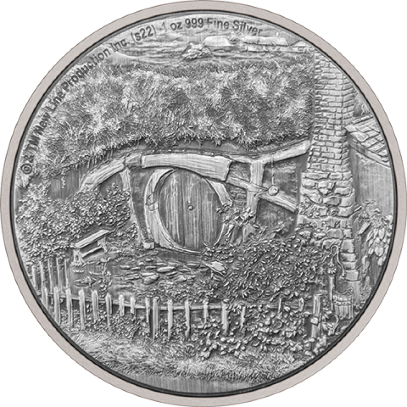 The Shire 1oz Silver Coin Silver Collectible by New Zealand Mint