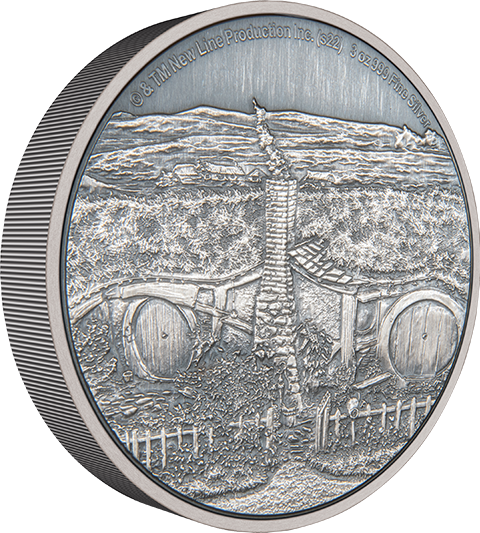 New Zealand Mint The Shire 3oz Silver Coin Silver Collectible