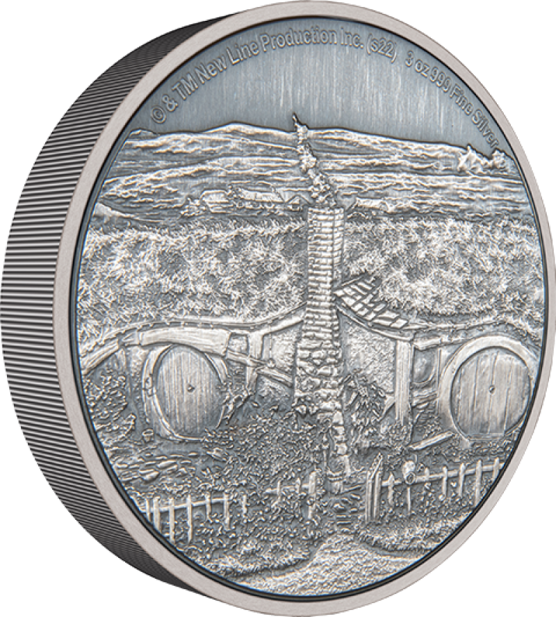 The Shire 3oz Silver Coin Silver Collectible by New Zealand Mint