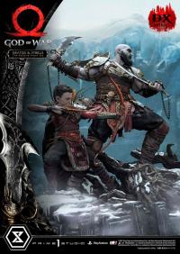 Gallery Image of Kratos & Atreus (The Valkyrie Armor Set) Deluxe Version Statue