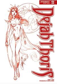 Gallery Image of Dejah Thoris #1 J. Scott Campbell Ultra-Limited Red Line-Art Variant Book
