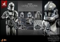 Gallery Image of Clone Trooper (Chrome Version) Sixth Scale Figure