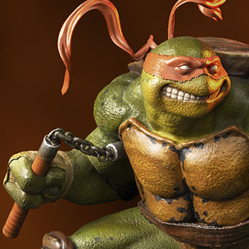 Michelangelo 1:10 Scale Statue by Iron Studios | Sideshow