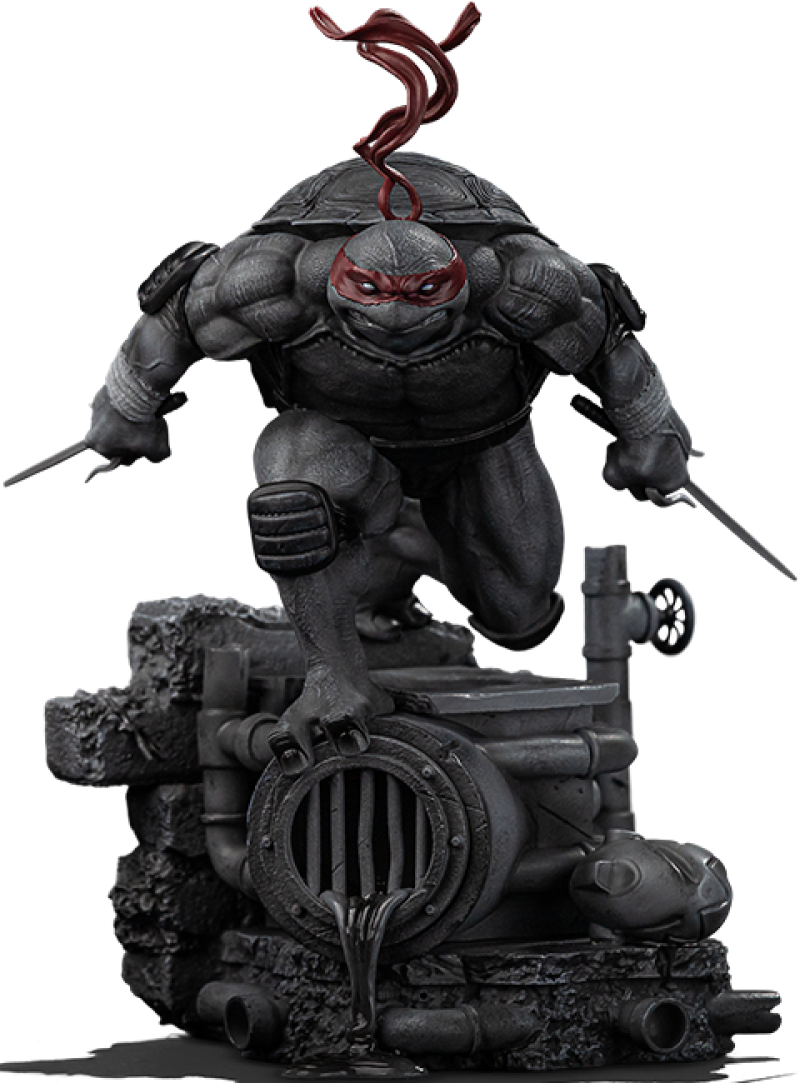Raphael (Grayscale) 1:10 Scale Statue by Iron Studios