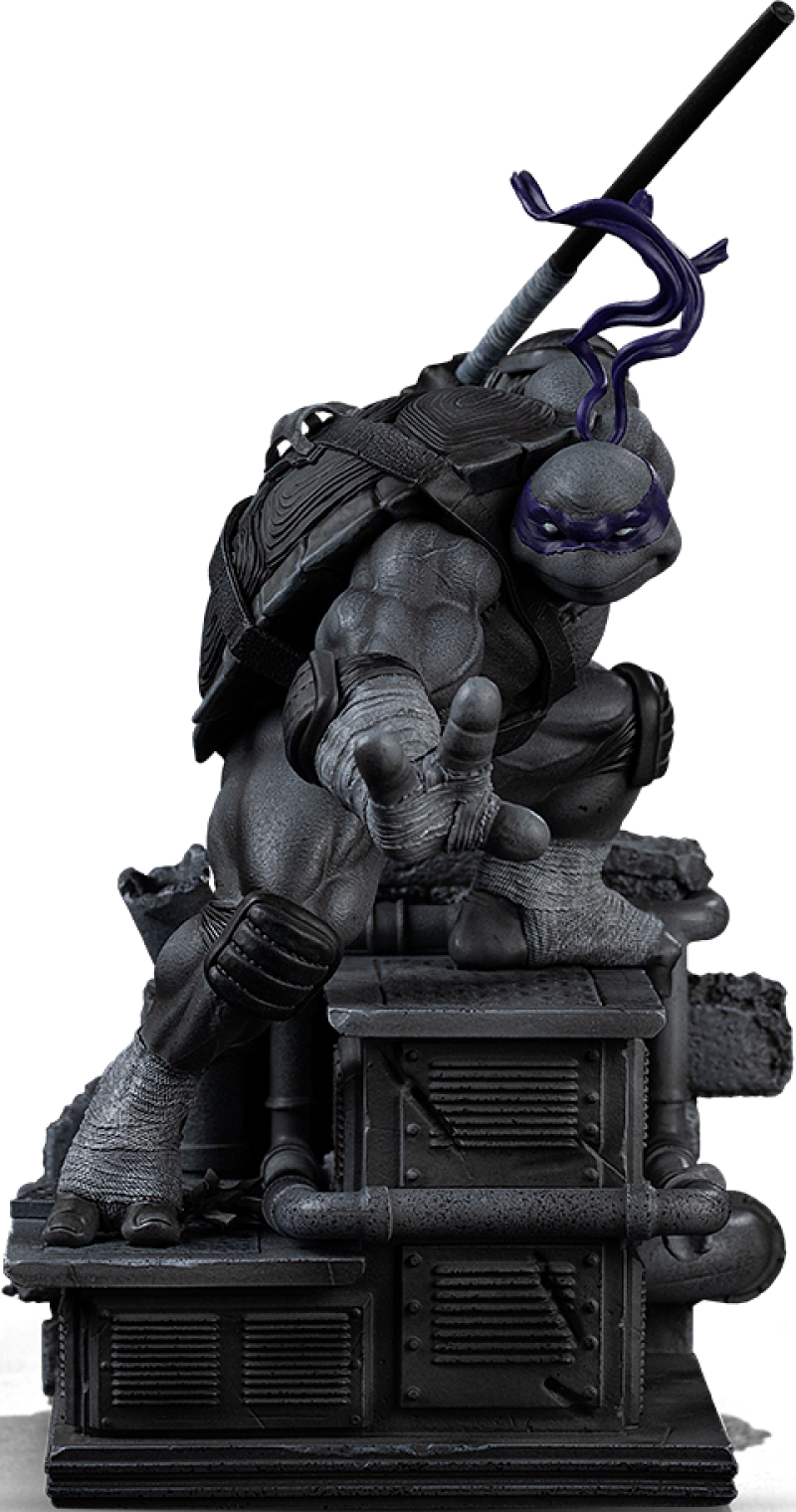 Donatello (Grayscale) 1:10 Scale Statue by Iron Studios