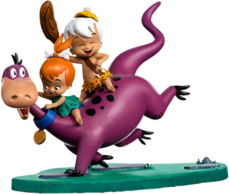 Dino, Pebbles and Bamm-Bamm 1:10 Scale Statue