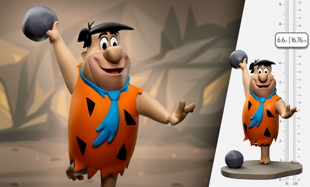 Gallery Feature Image of Fred Flintstone 1:10 Scale Statue - Click to open image gallery