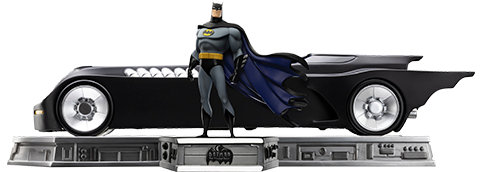 Iron Studios Batman and Batmobile Deluxe 1:10 Scale Statue
