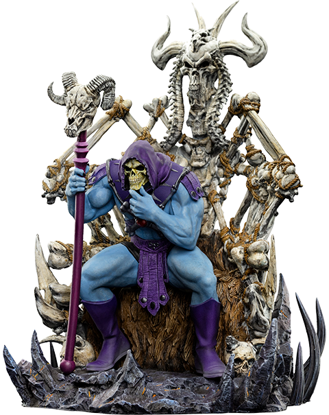Iron Studios Skeletor on Throne Deluxe 1:10 Scale Statue