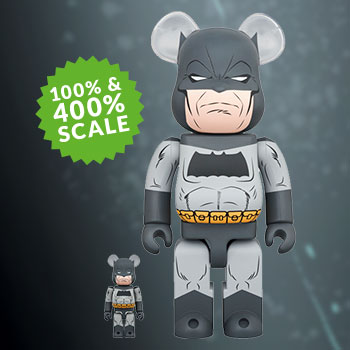 Be@rbrick Batman (TDKR Ver.) 100% and 400% Collectible Set by 