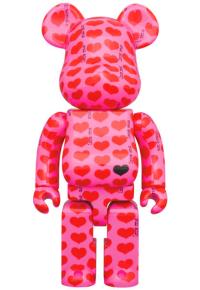 Gallery Image of Be@rbrick Pink Heart 100％ and 400% Set Bearbrick