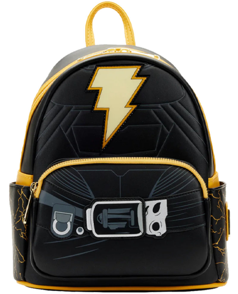 Black Adam Light Up Cosplay Mini Backpack Backpack by Loungefly