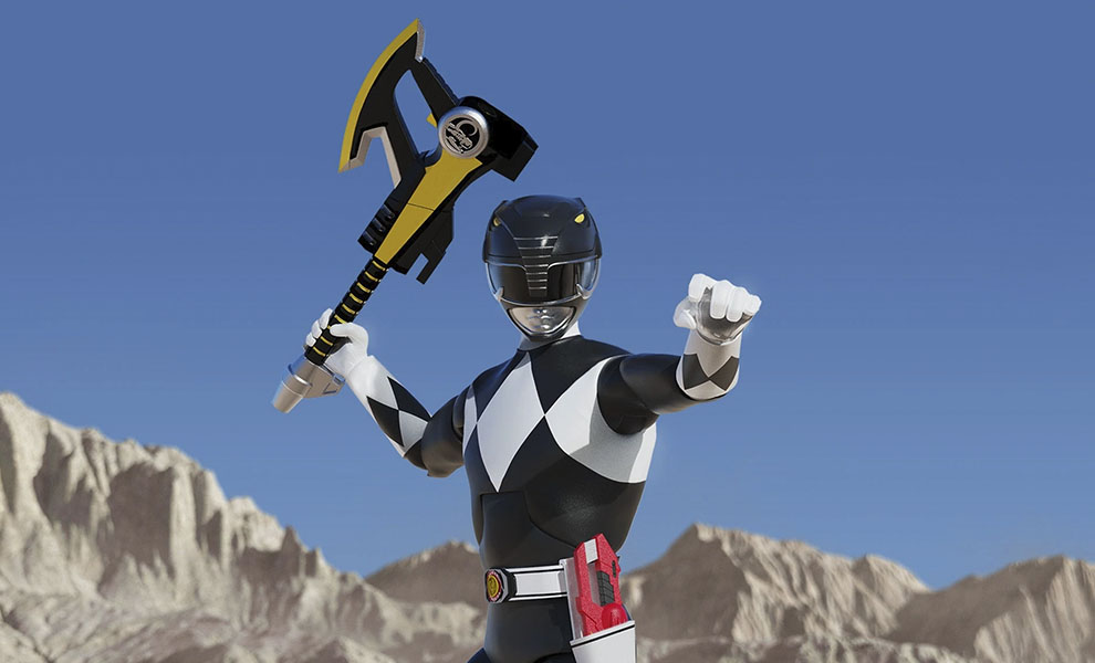 Gallery Feature Image of Black Ranger Action Figure - Click to open image gallery