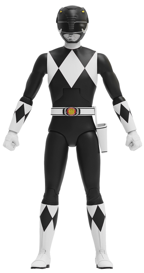 Super 7 Black Ranger Action Figure