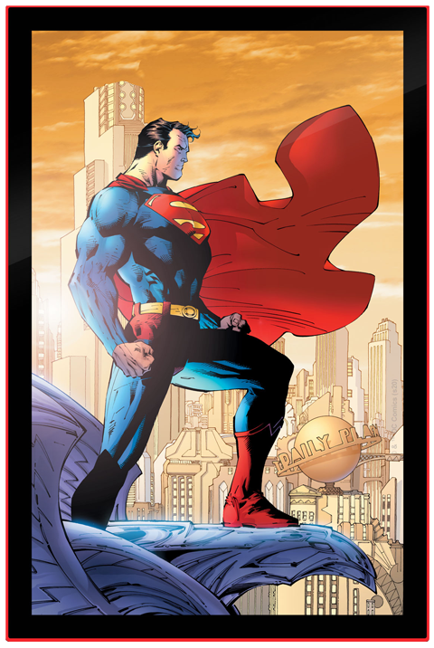 Brandlite Superman #204 LED Jim Lee Cover Variant (Large Wall Light