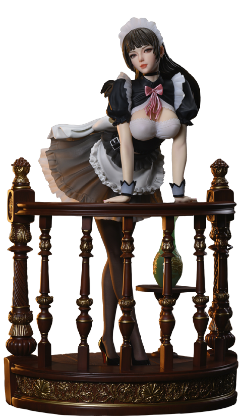 The Holiday Maid Monica Tesia Statues by Gantaku Anime