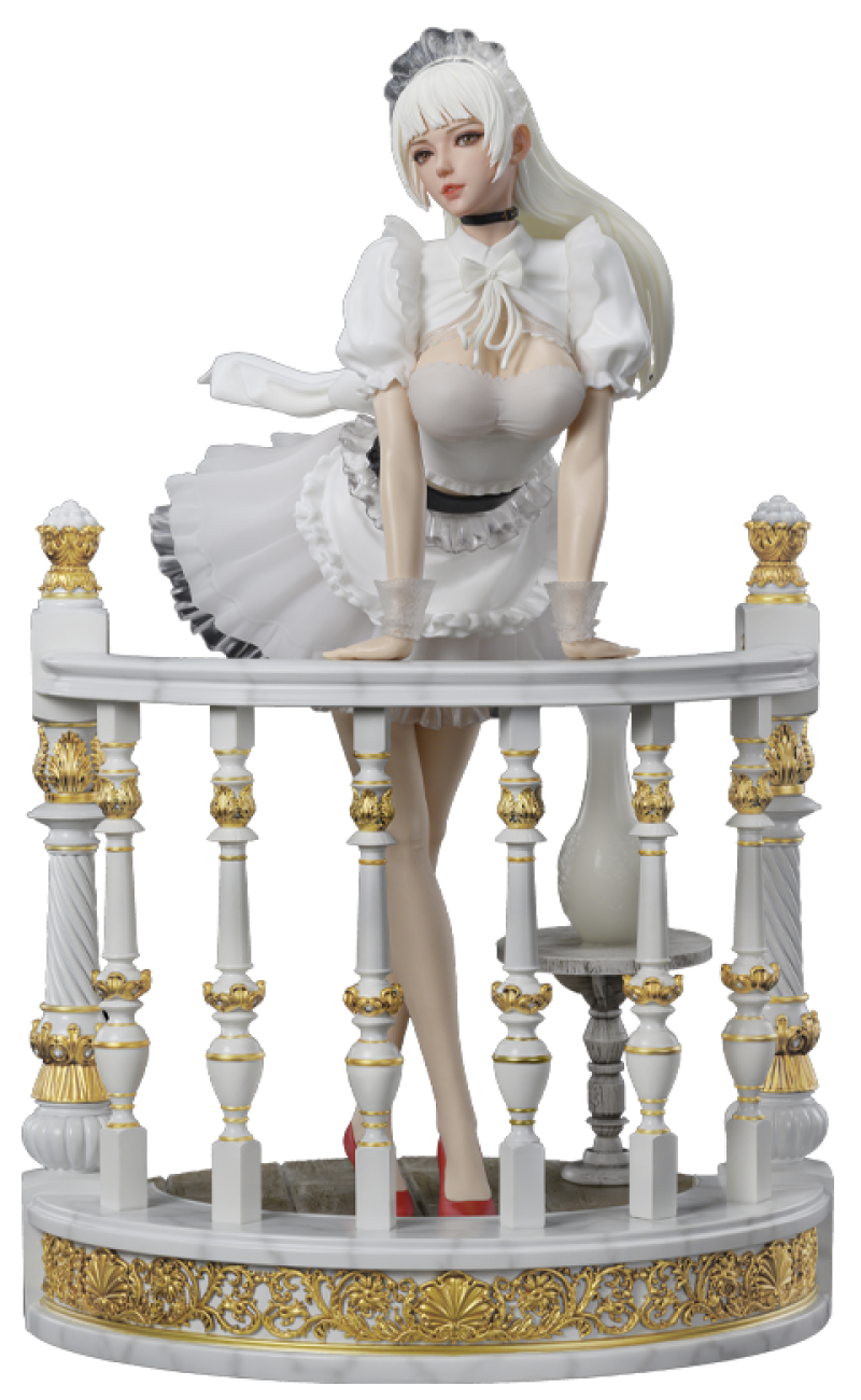 The Holiday Maid Monica Tesia (White Version) Statues by Gantaku Anime