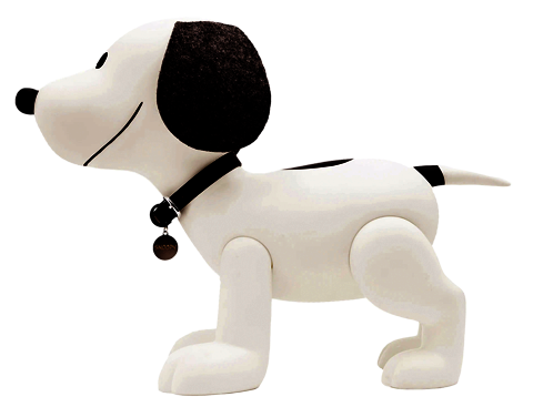 Super 7 Snoopy (Newsprint Grayscale) Vinyl Collectible