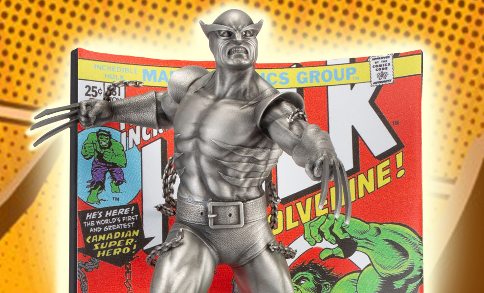 Gallery Feature Image of Wolverine The Incredible Hulk Volume 1 #181 Pewter Collectible - Click to open image gallery
