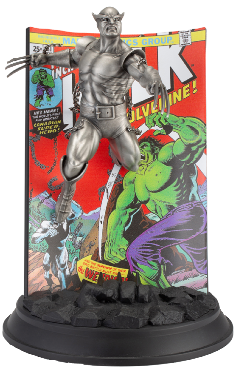 Wolverine The Incredible Hulk Volume 1 181 Pewter Collectible by Royal Selangor