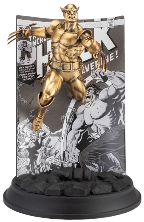 Royal Selangor Wolverine The Incredible Hulk Volume 1 #181 (Gilt Edition) Pewter Collectible