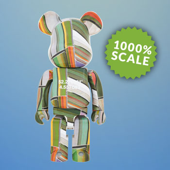 Be@rbrick Benjamin Grant Overview Lisse 1000% Collectible