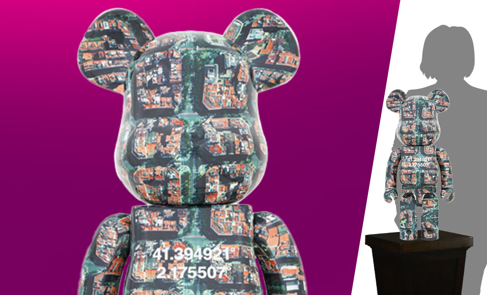 Gallery Feature Image of Be@rbrick Benjamin Grant Overview Barcelona 1000％ Bearbrick - Click to open image gallery