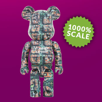 Be@rbrick Benjamin Grant Overview Barcelona 1000% Collectible 
