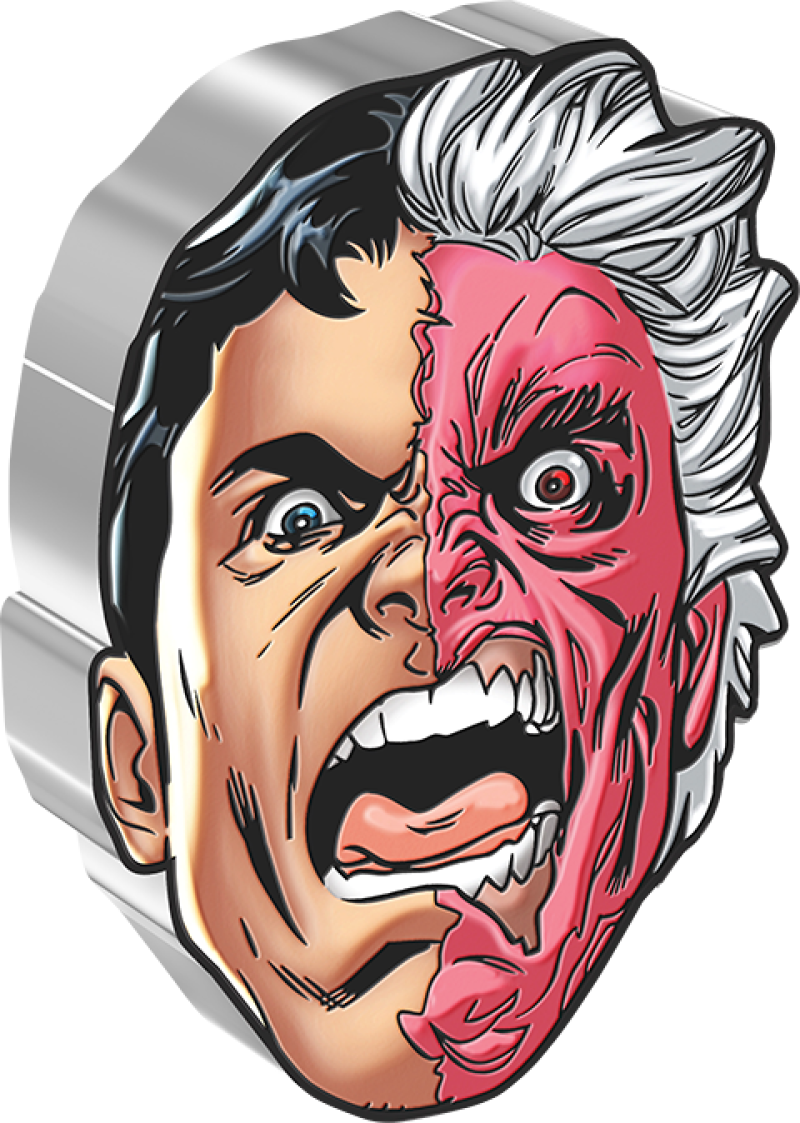 Two-Face 1oz Silver Coin Silver Collectible by New Zealand Mint