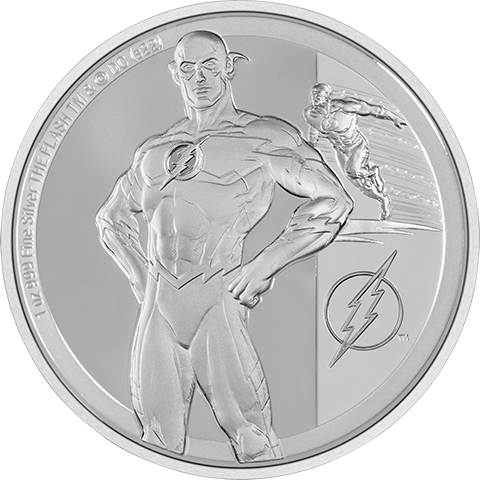 New Zealand Mint The Flash 1oz Silver Coin Silver Collectible