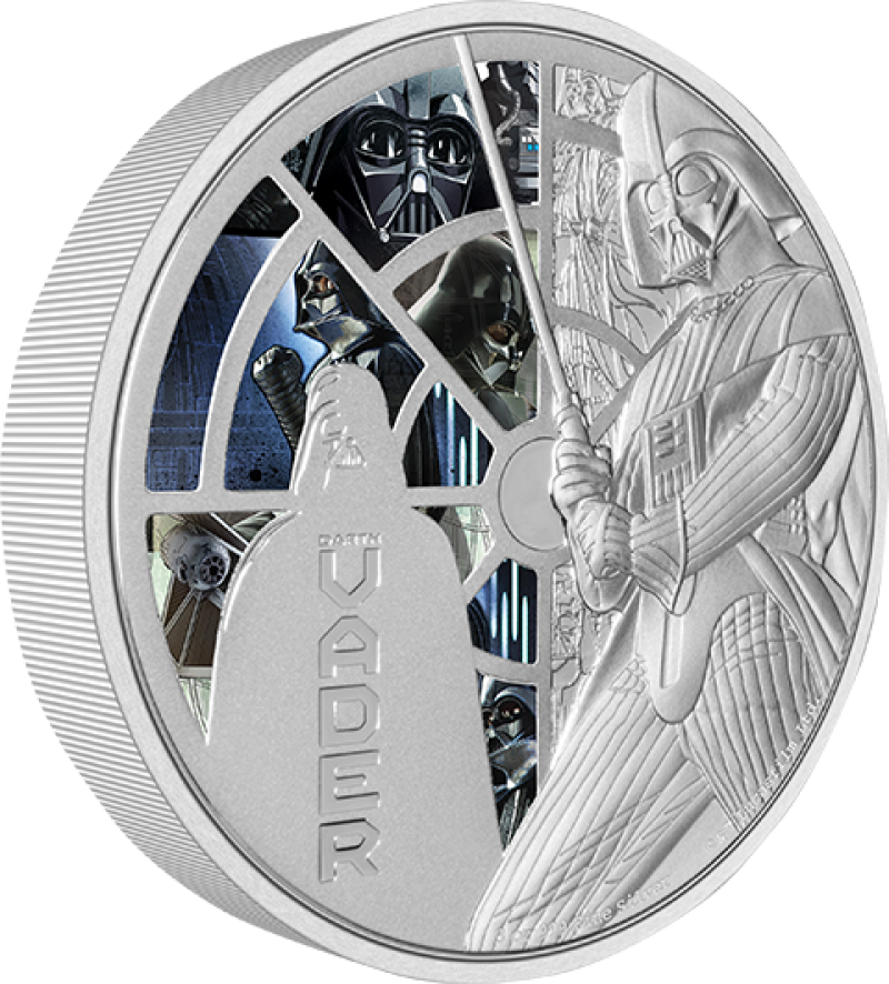 Darth Vader 3oz Silver Coin Silver Collectible by New Zealand Mint