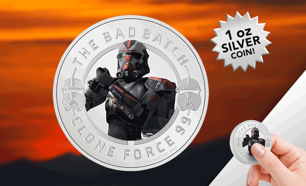 Hunter 1oz Silver Coin Star Wars Silver Collectible