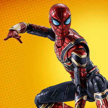 アメコミ BANDAI SPIDER-MAN Iron Spider Amazon.com: Marvel Infinity Saga: Iron Spider 1:12 Scale DLX