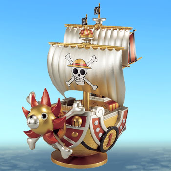 Estátua Banpresto One Piece Mega World Collectable Gold Color - Thousand  Sunny