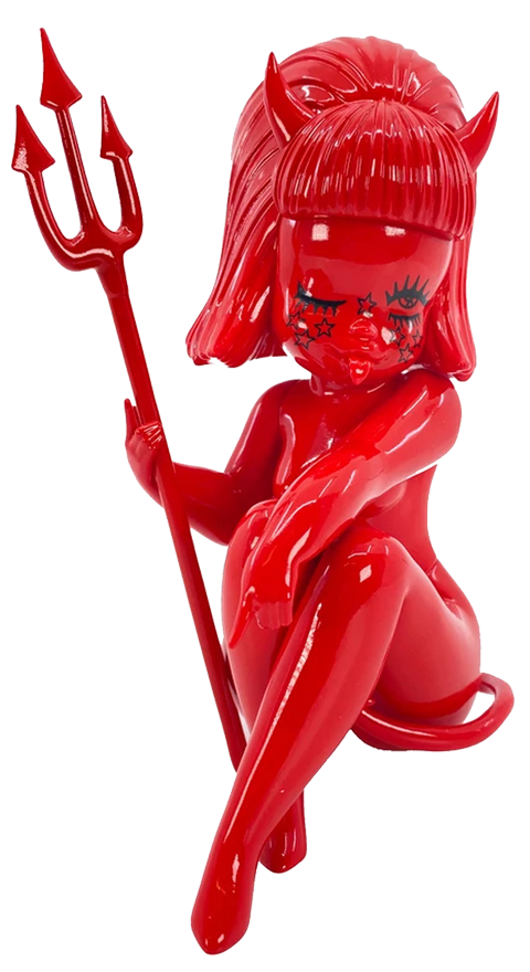 3D Retro Lucy Red Edition Vinyl Collectible