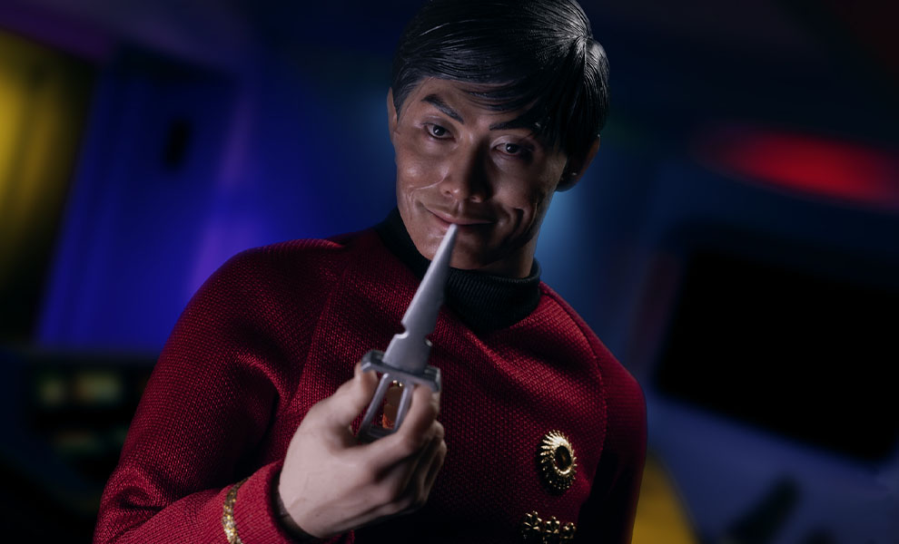 Gallery Feature Image of Mirror Universe Sulu Sixth Scale Figure - Click to open image gallery