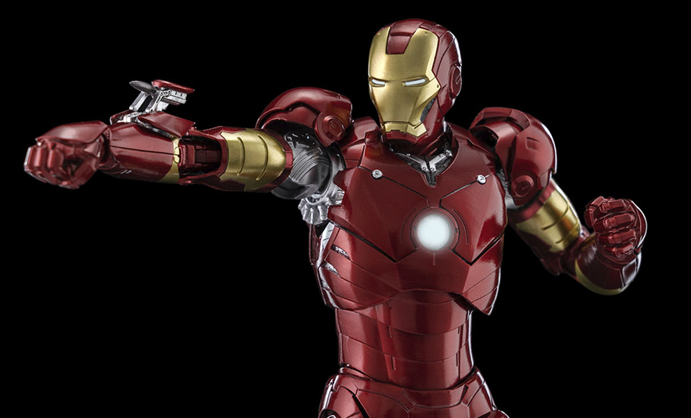 Gallery Feature Image of DLX Iron Man Mark 3 Collectible Figure - Click to open image gallery