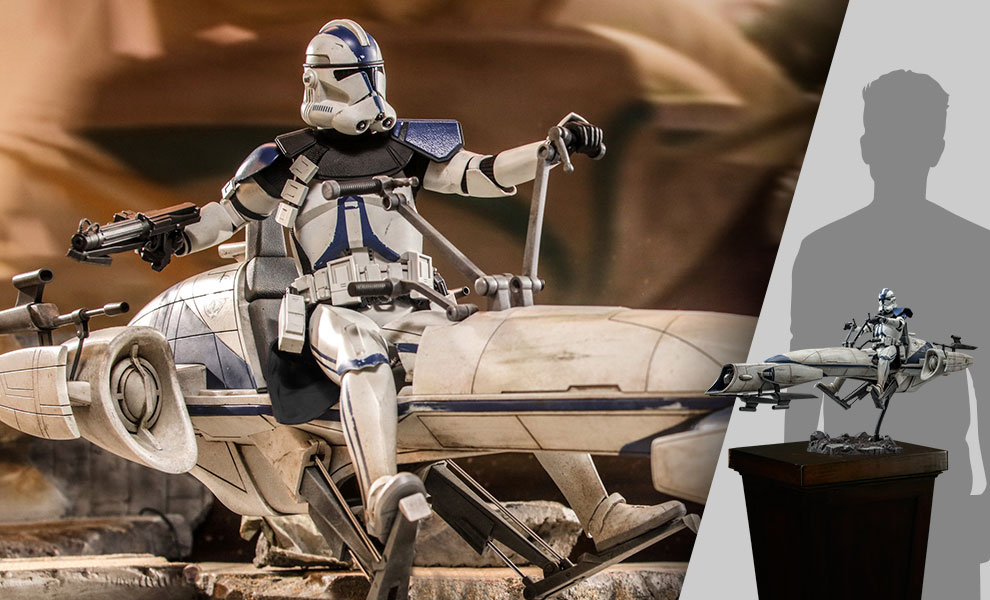 Gallery Feature Image of Commander Appo with BARC Speeder Sixth Scale Figure Set - Click to open image gallery