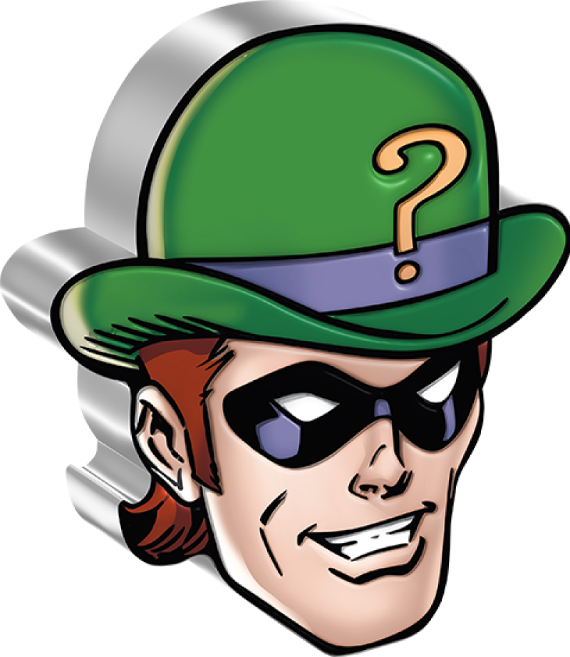 The Riddler 1oz Silver Coin Silver Collectible by New Zealand Mint