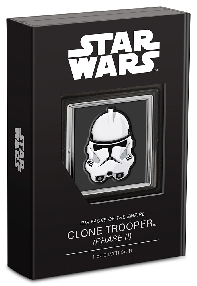 Clone Trooper Phase II 1oz Silver Coin- Prototype Shown