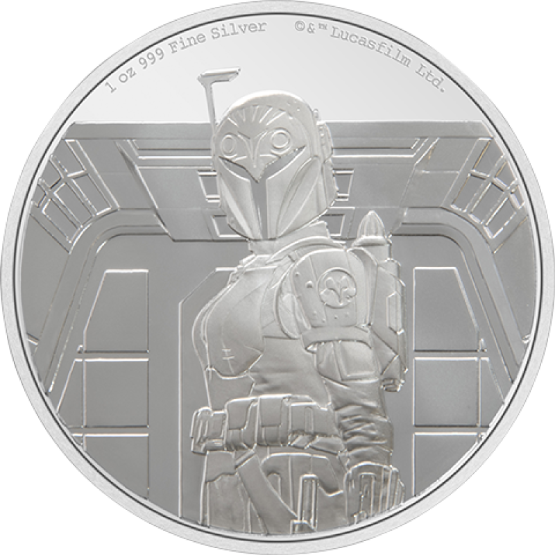 Bo-Katan Kryze 1oz Silver Coin Silver Collectible by New Zealand Mint