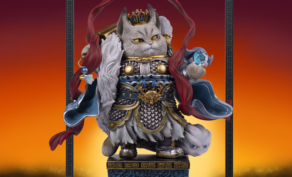 Gallery Feature Image of Heavenly King Cat Statue - Click to open image gallery