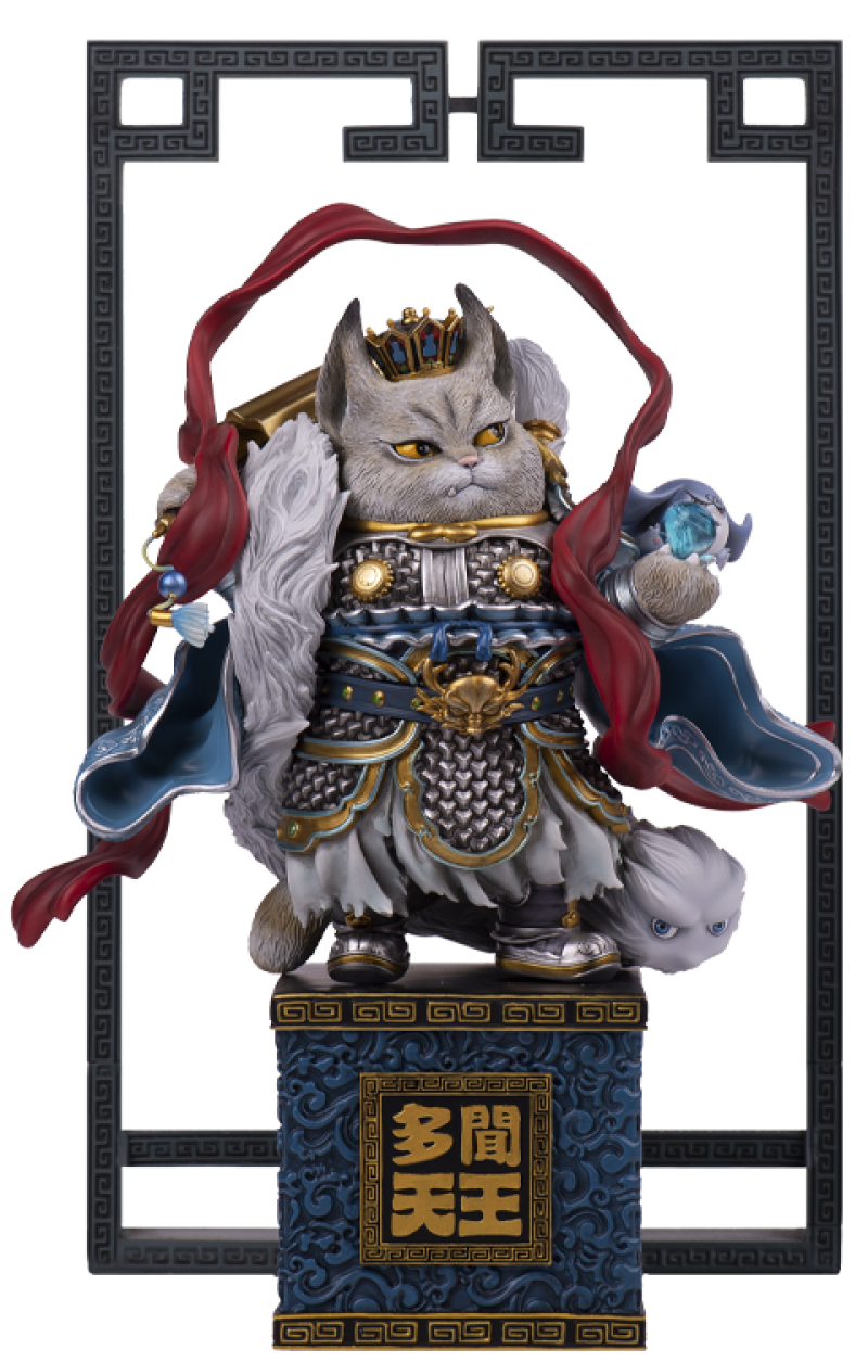 Heavenly King Cat Statues by Gantaku Anime