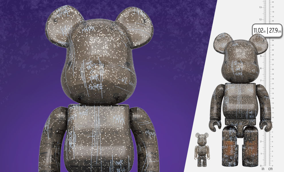 Gấu tô màu Bearbrick 23cm